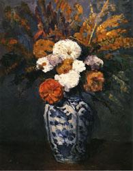 Paul Cezanne Dahlias France oil painting art